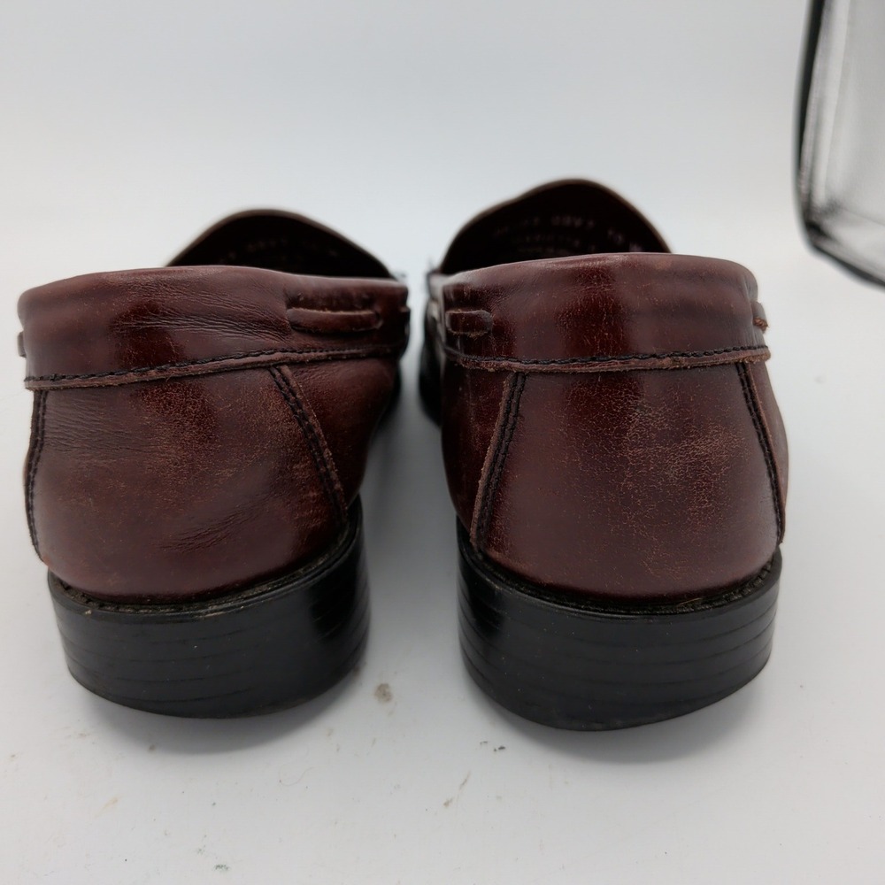 G.H. Bass Weejuns Marietta II Burgundy Leather Tassel‎ Kiltie Loafers Mens 10 W - Picture 9 of 9